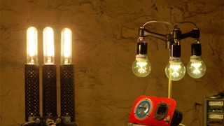 Delightfully Eccentric Lamps Make Use of Obsolete Technology